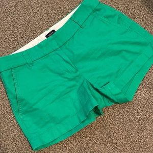 J Crew Green Shorts - Size 2